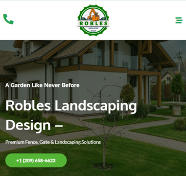 Robles Landscaping Design - Merced, CA campaign visual